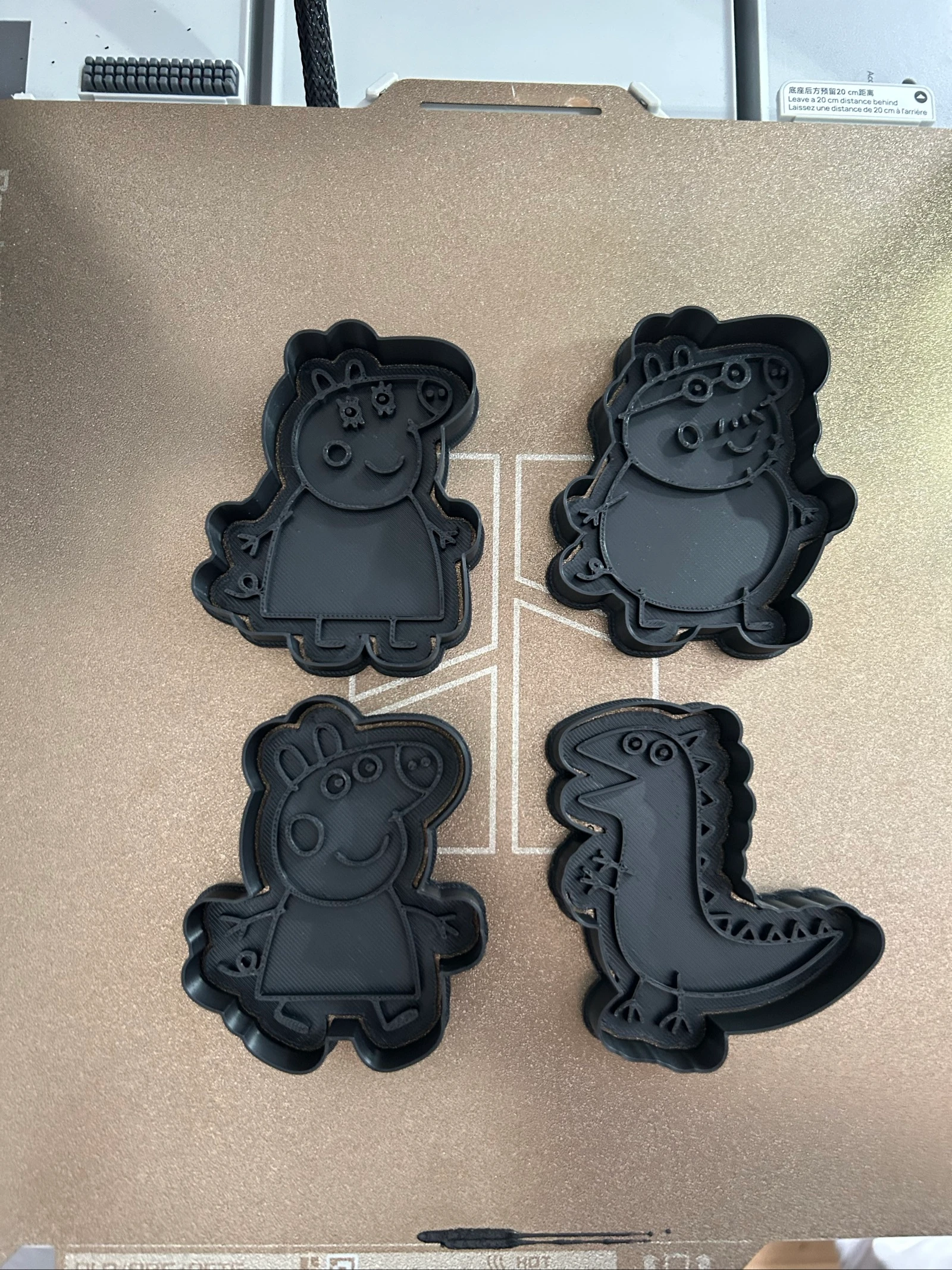 peppa pig cookie cutters